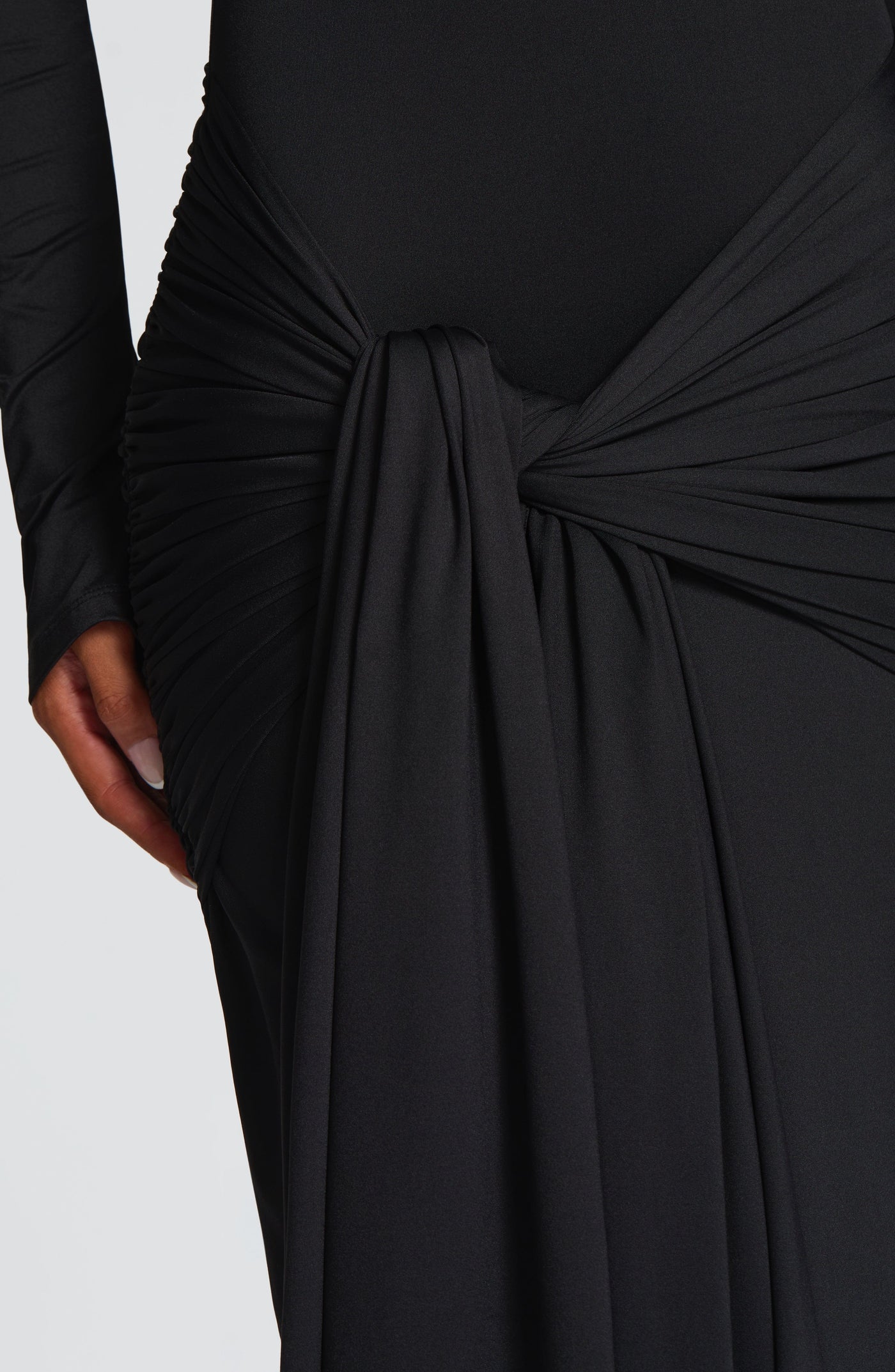 Tahnee Maxi Elbise - Siyah