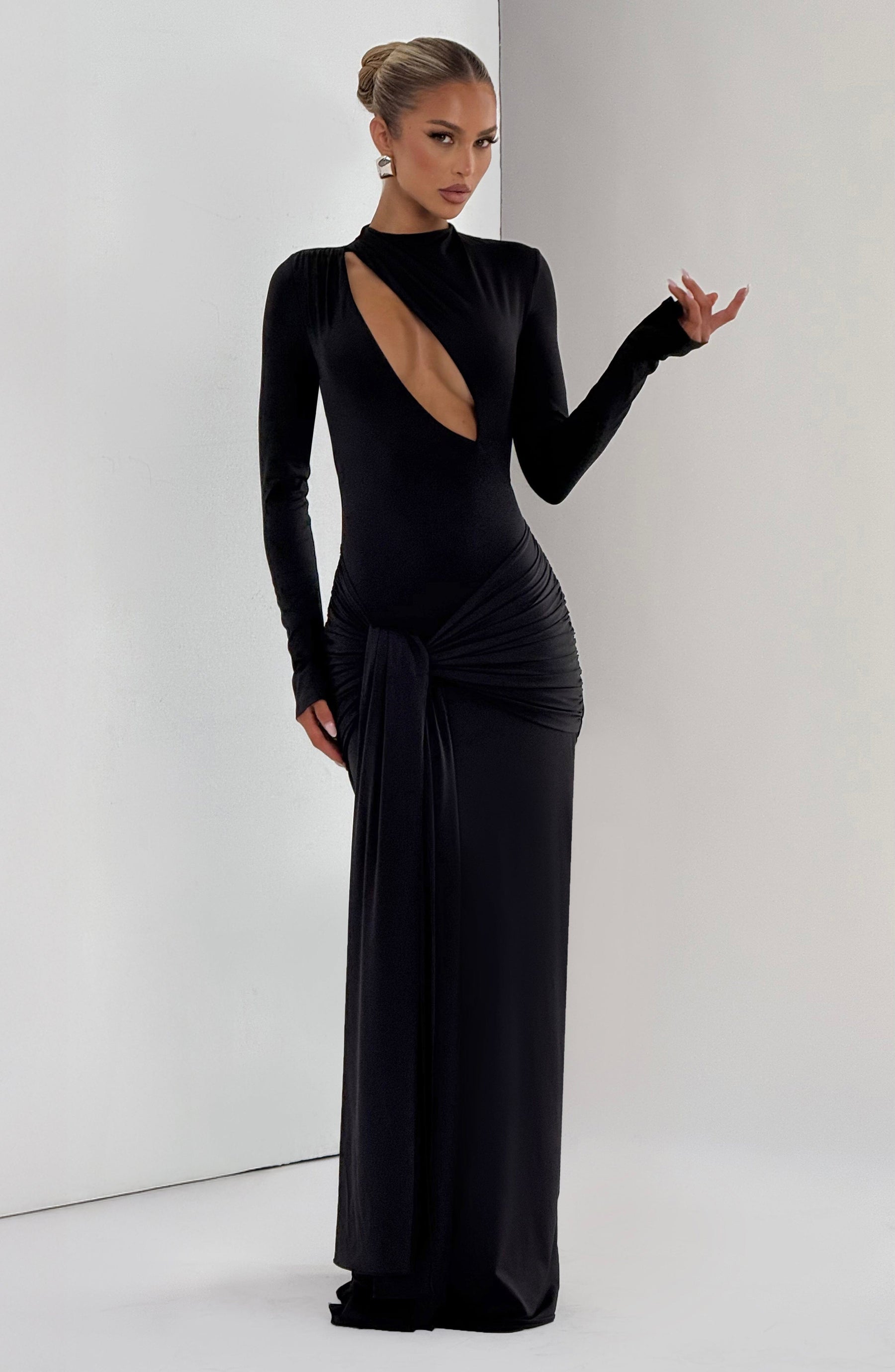 Tahnee Maxi Elbise - Siyah