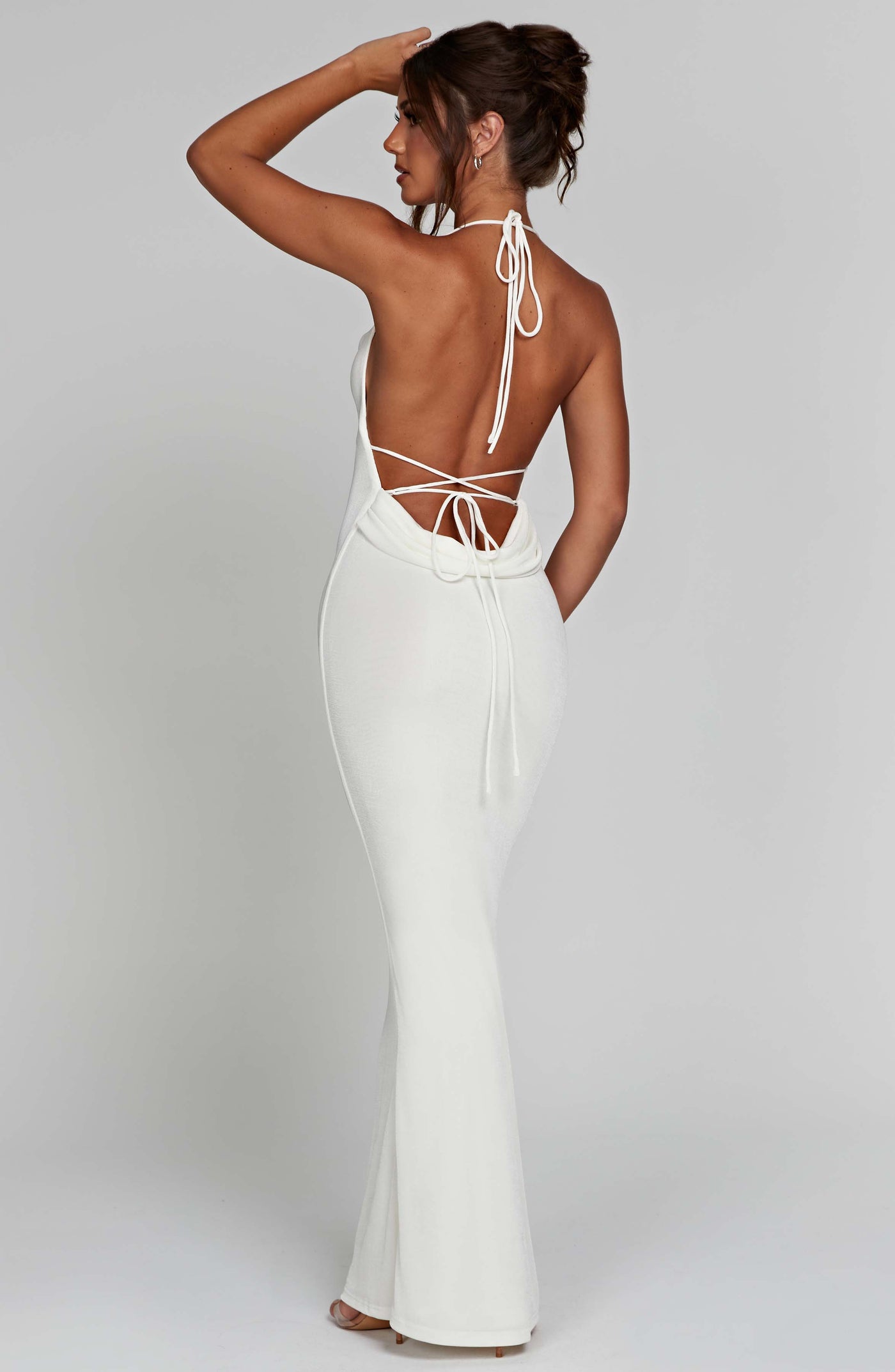 Talisa Maxi Elbise - Fildişi