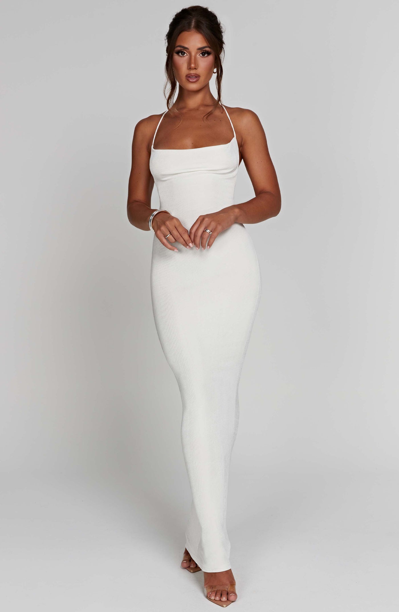 Talisa Maxi Elbise - Fildişi