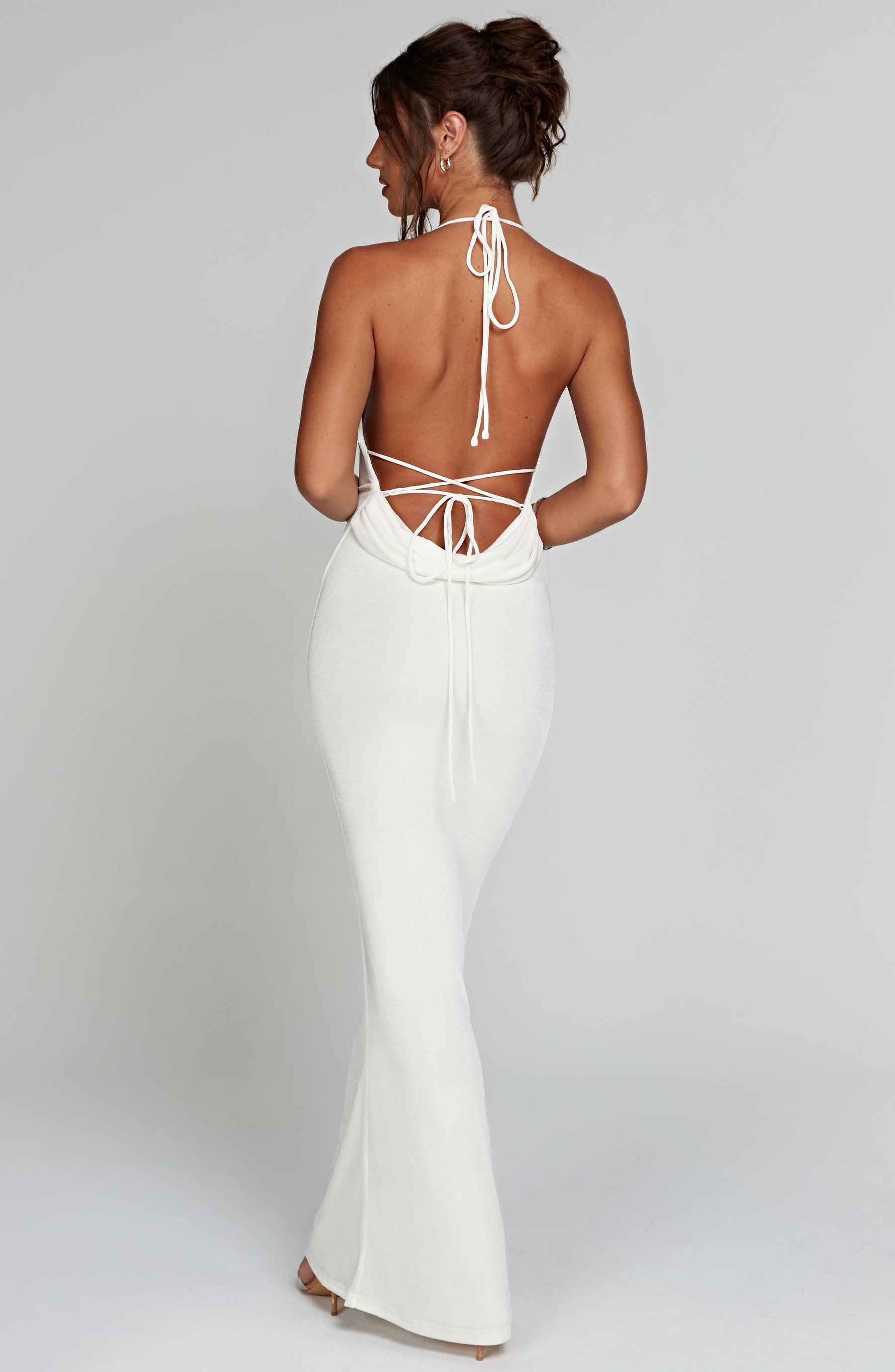 Talisa Maxi Elbise - Fildişi