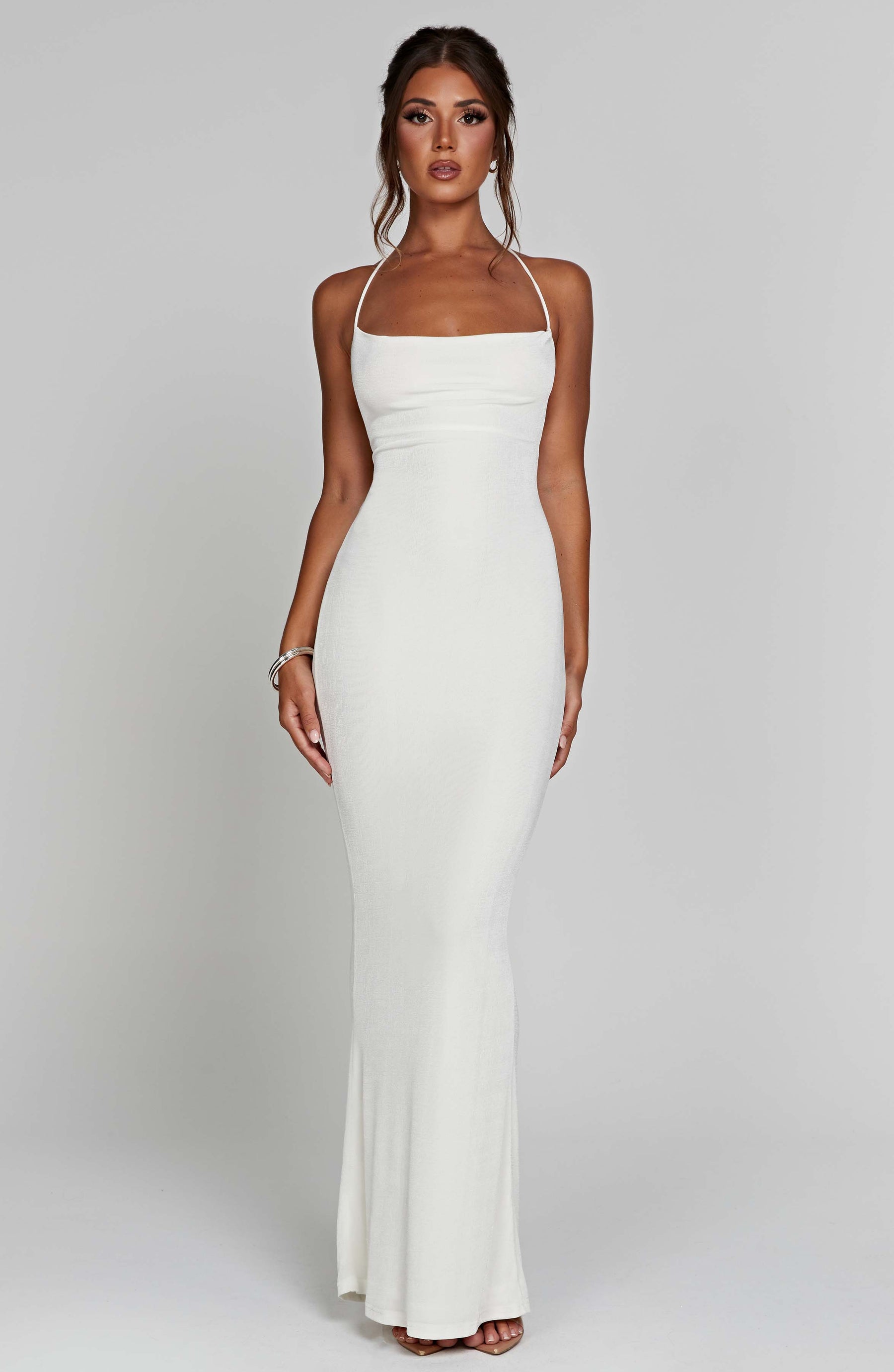 Talisa Maxi Elbise - Fildişi