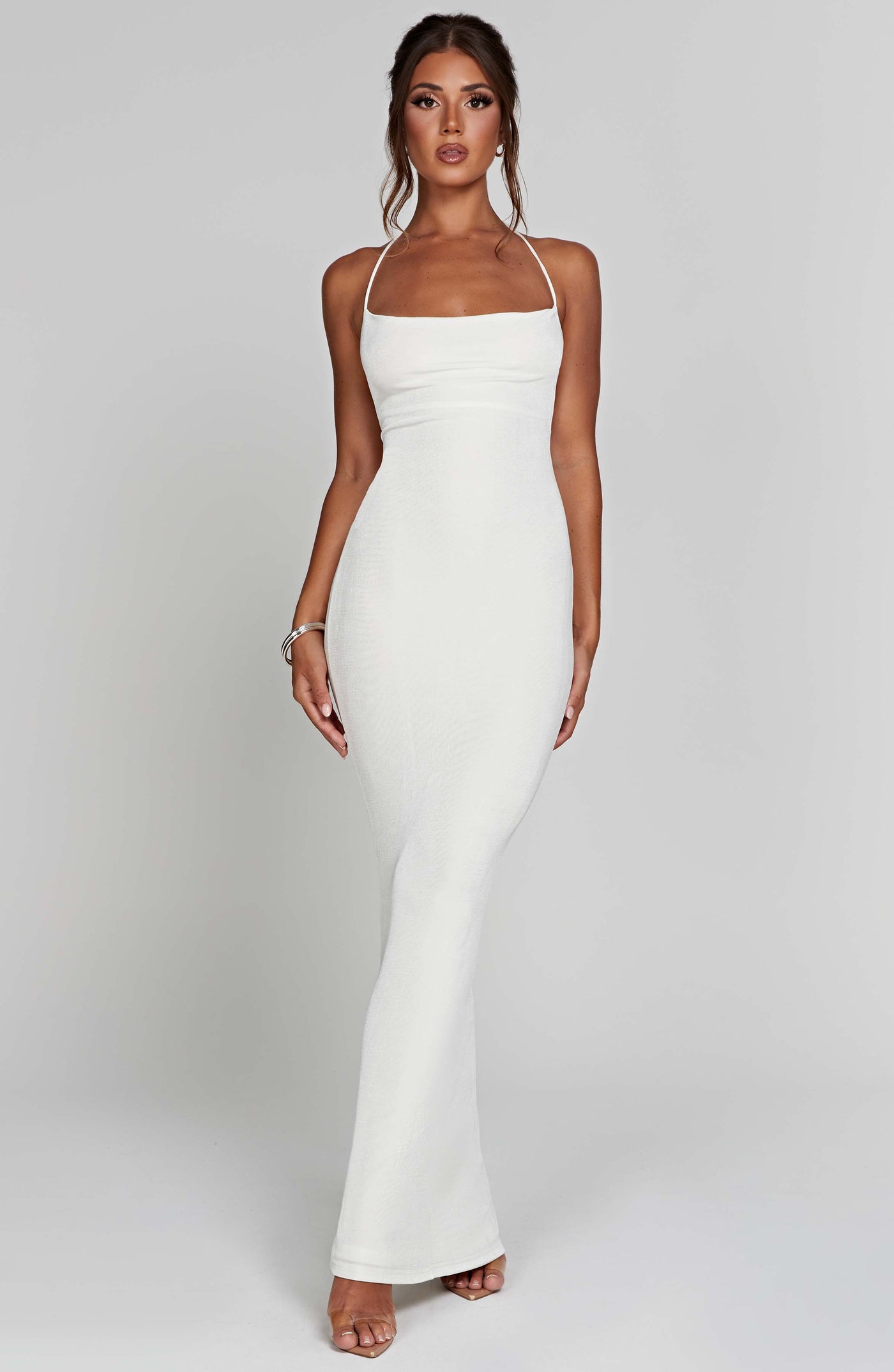Talisa Maxi Elbise - Fildişi
