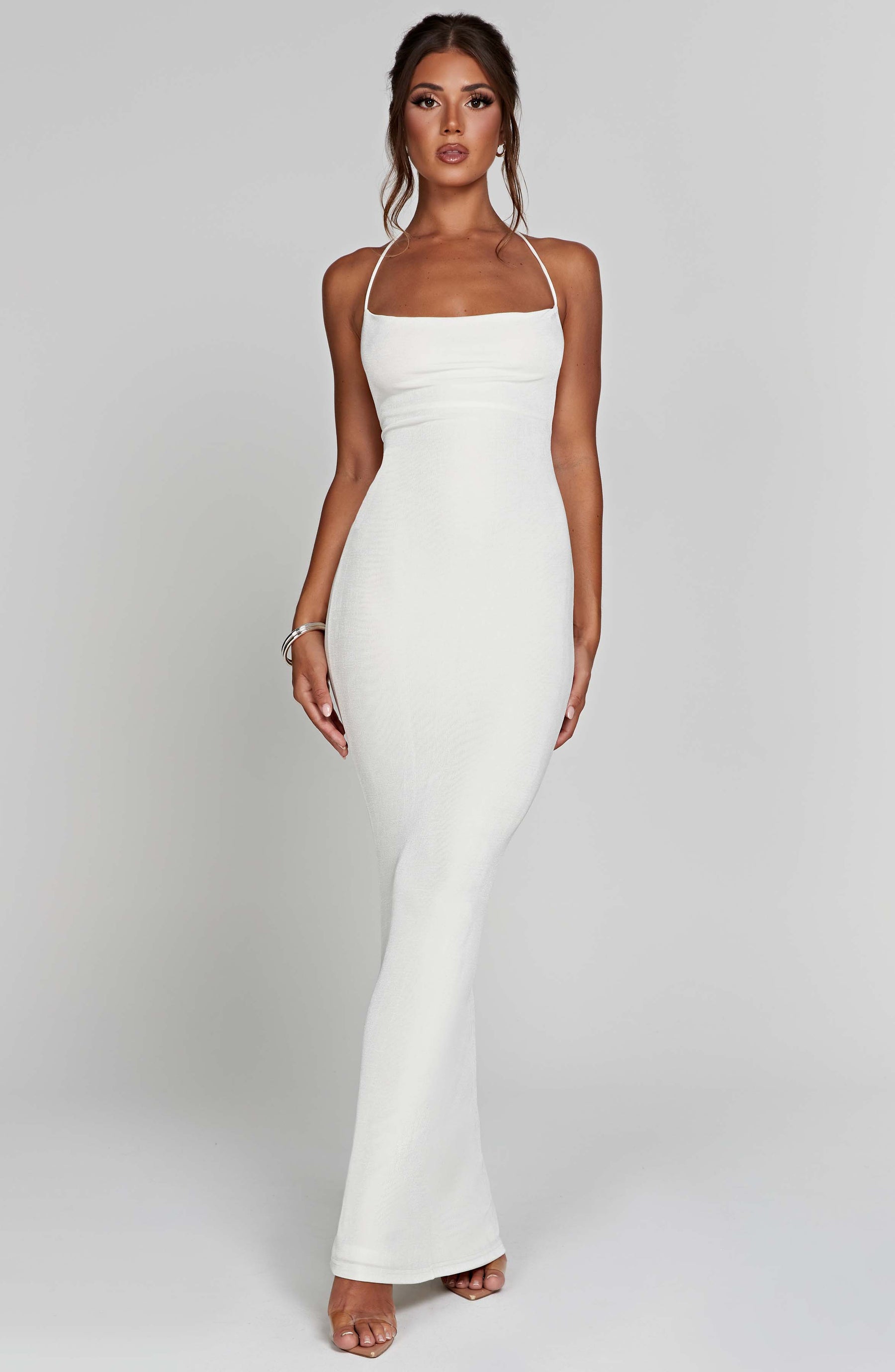 Talisa Maxi Elbise - Fildişi