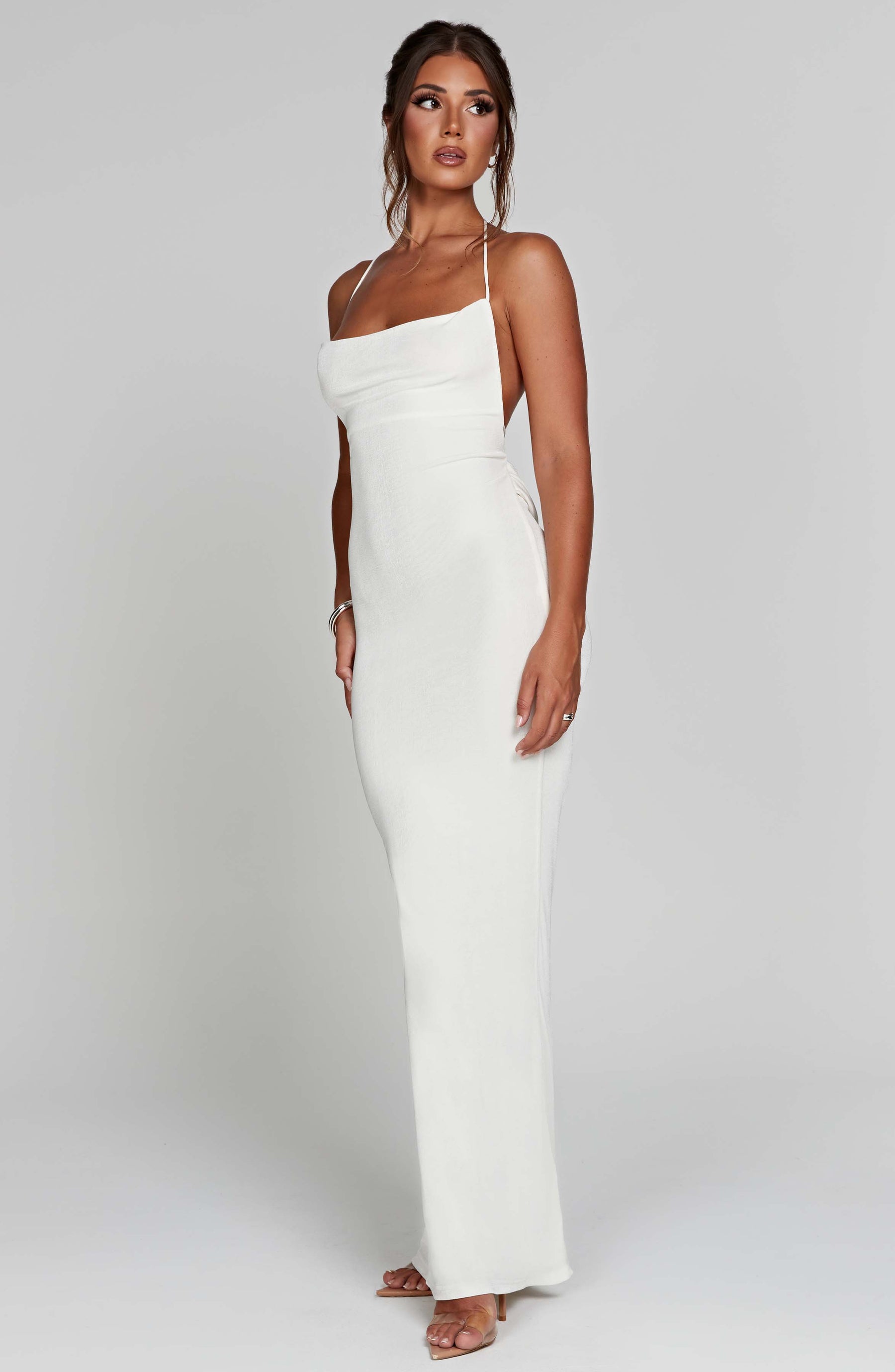 Talisa Maxi Elbise - Fildişi