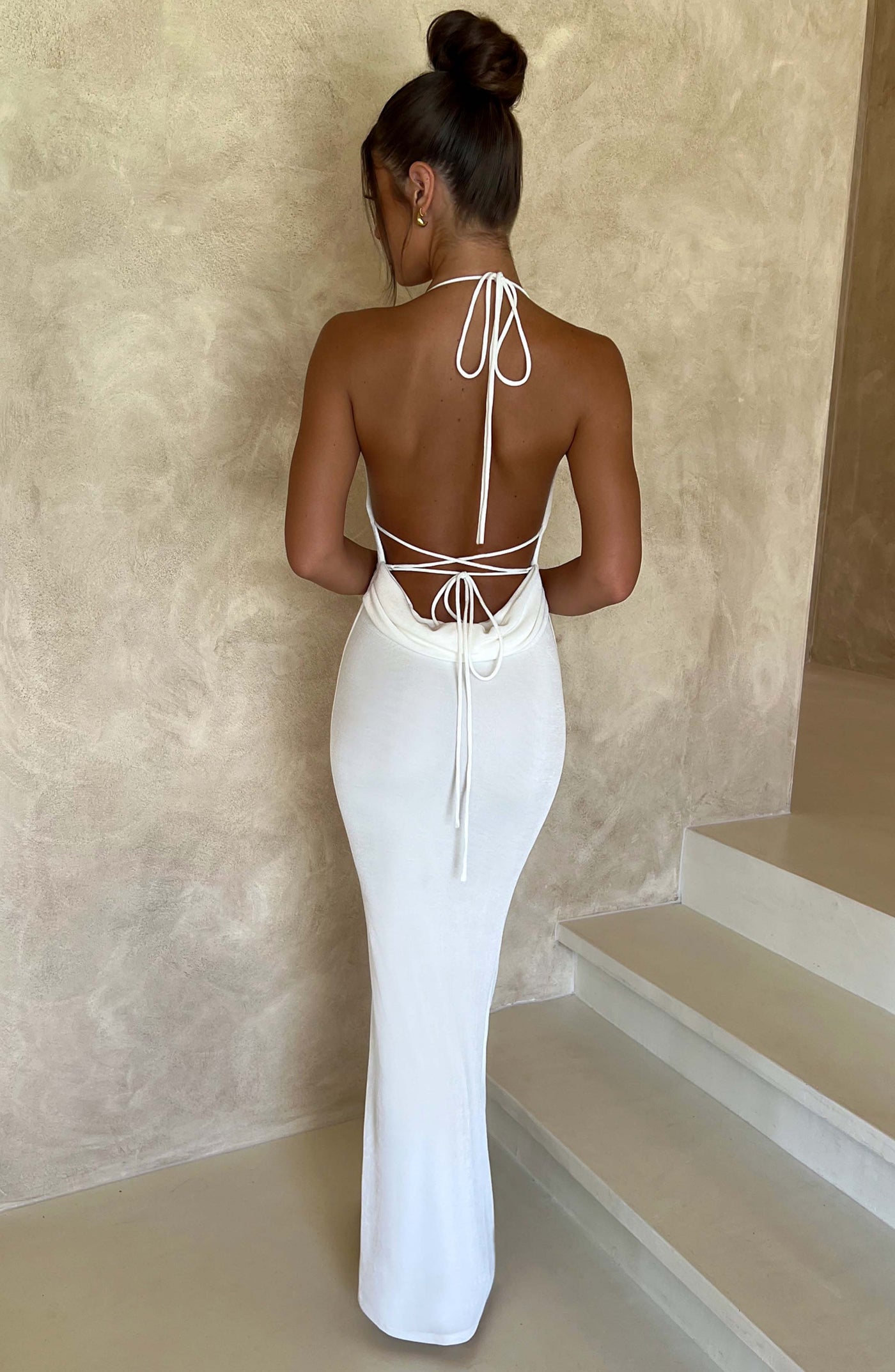 Talisa Maxi Elbise - Fildişi