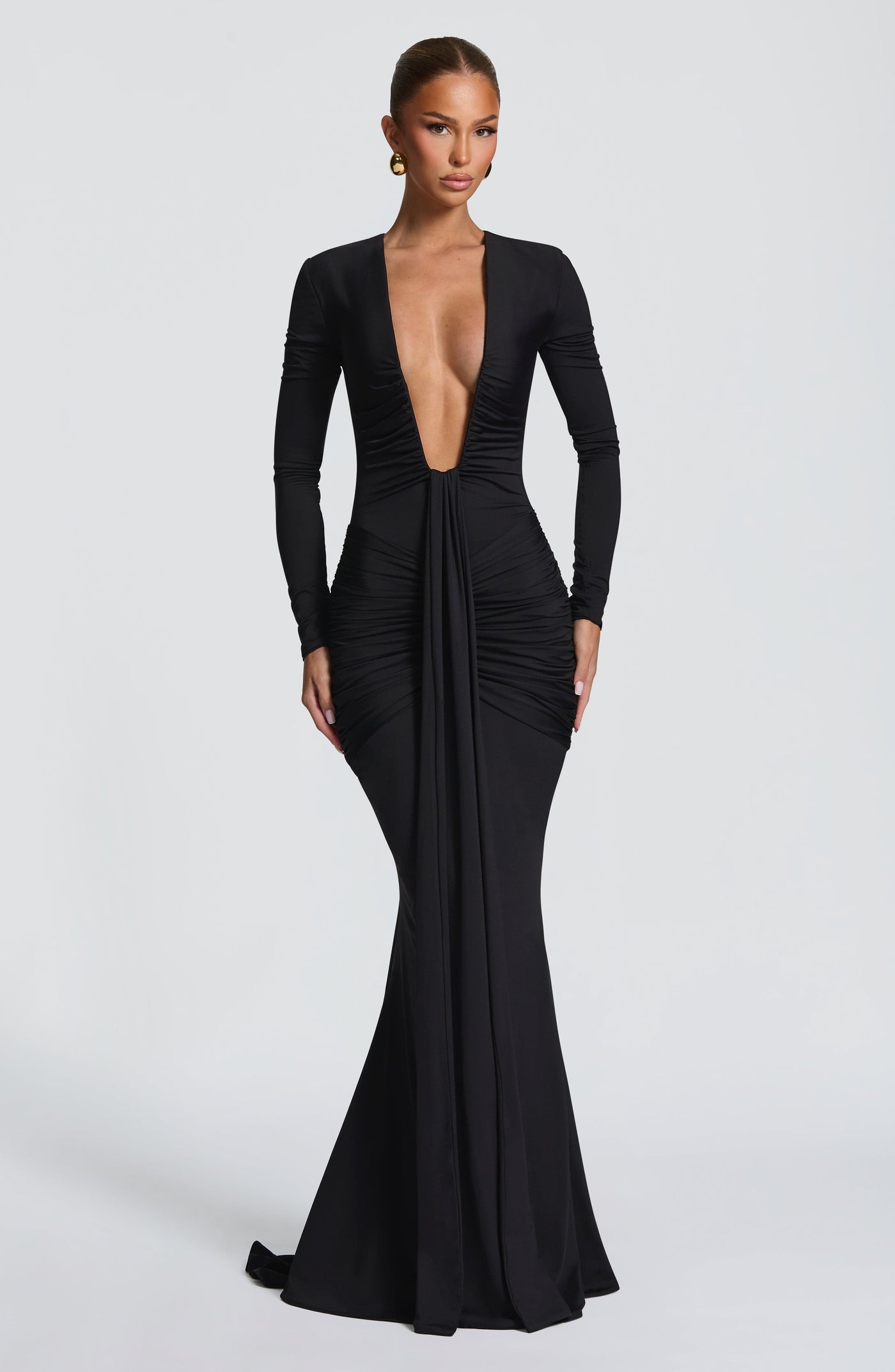 Tara Maxi Elbise - Siyah