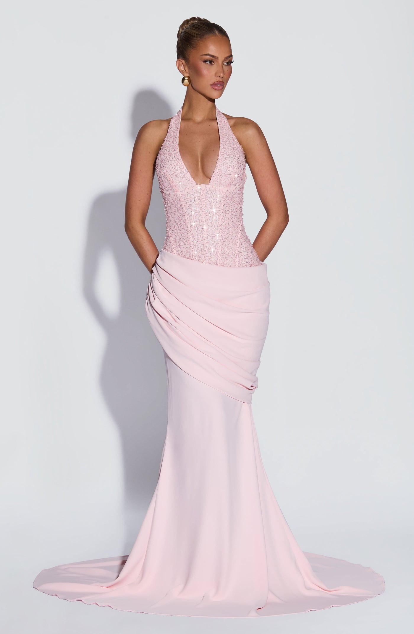 Taylor Elbisesi - Pembe