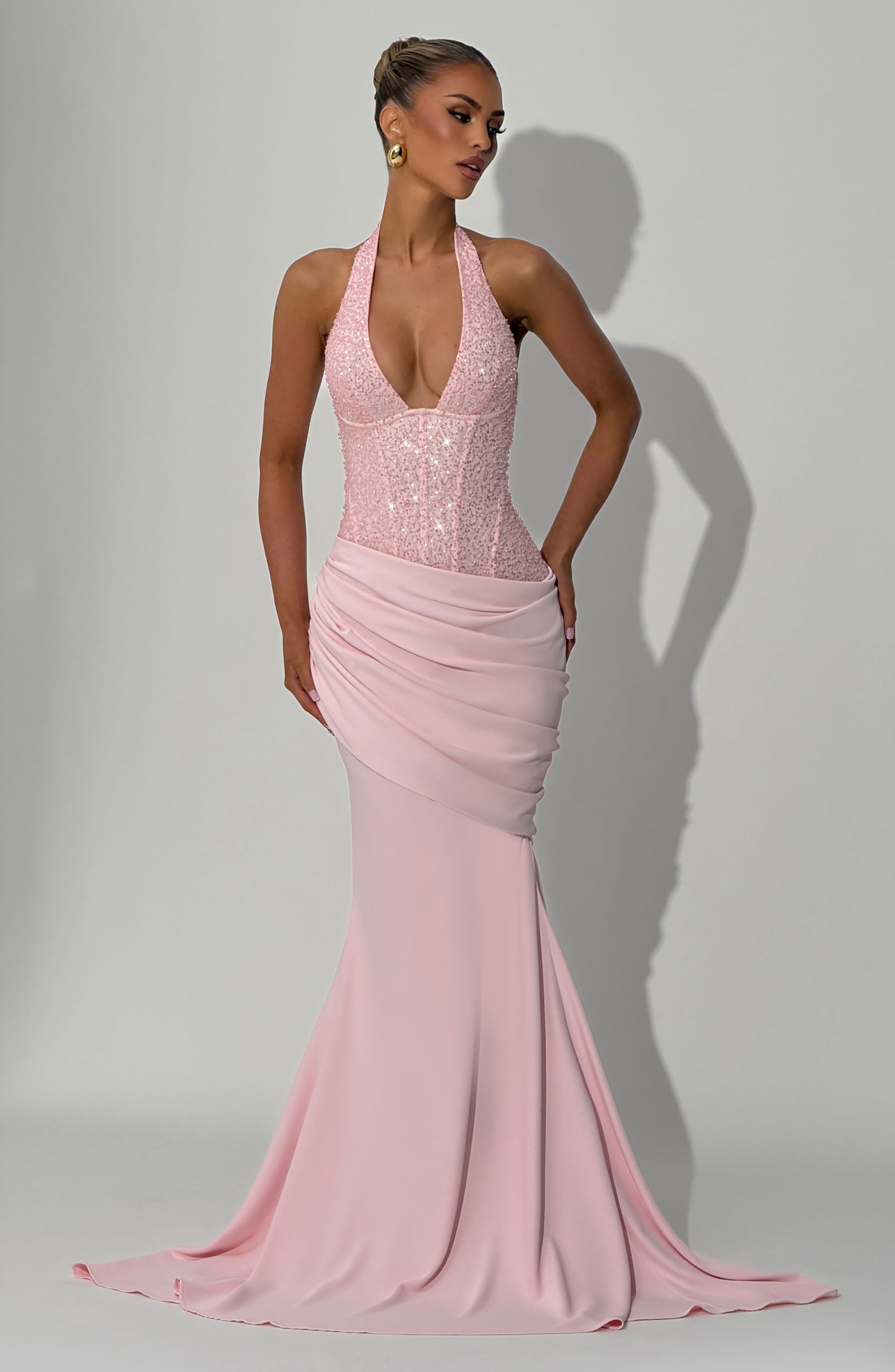 Taylor Elbisesi - Pembe