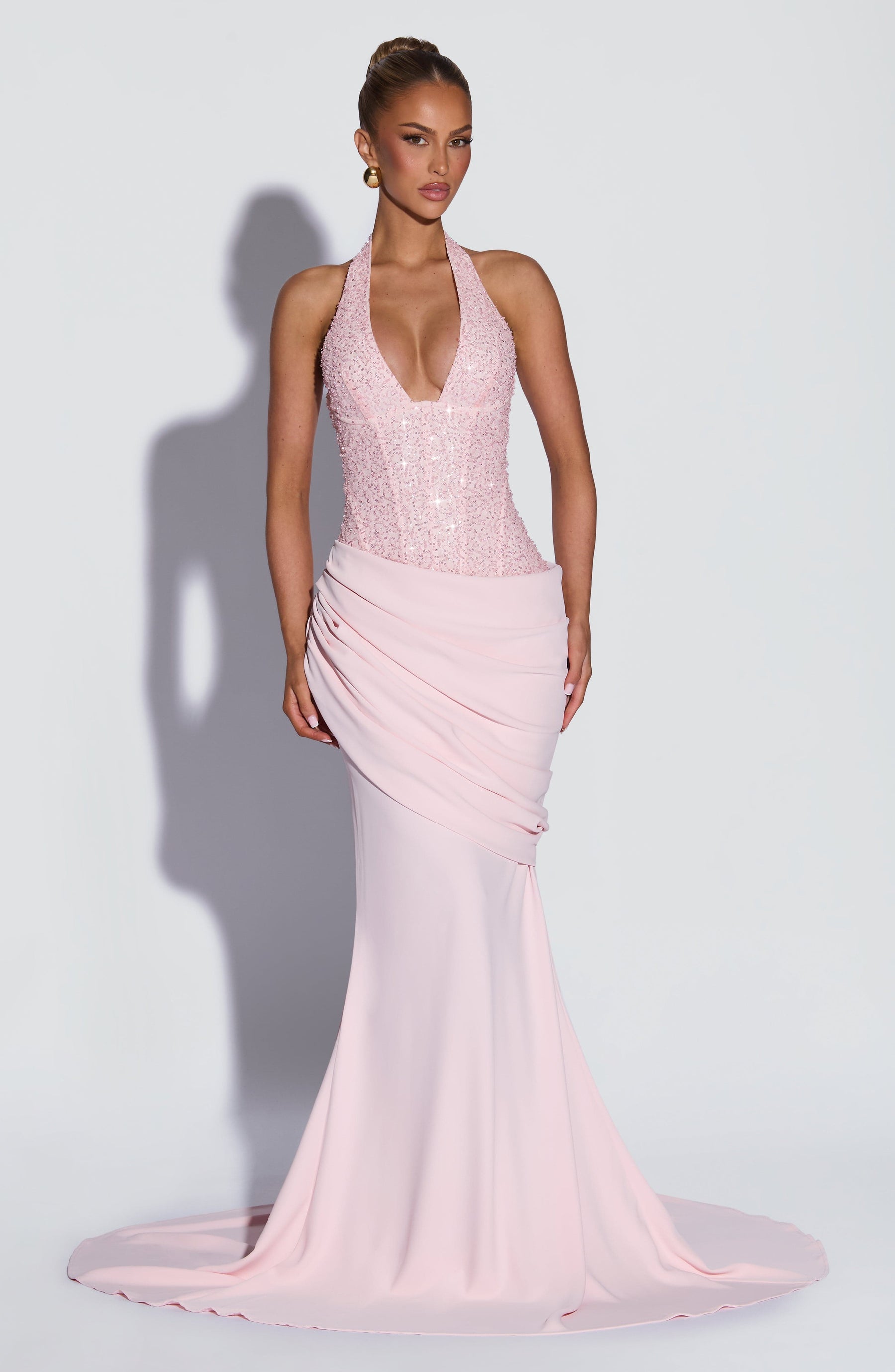 Taylor Elbisesi - Pembe