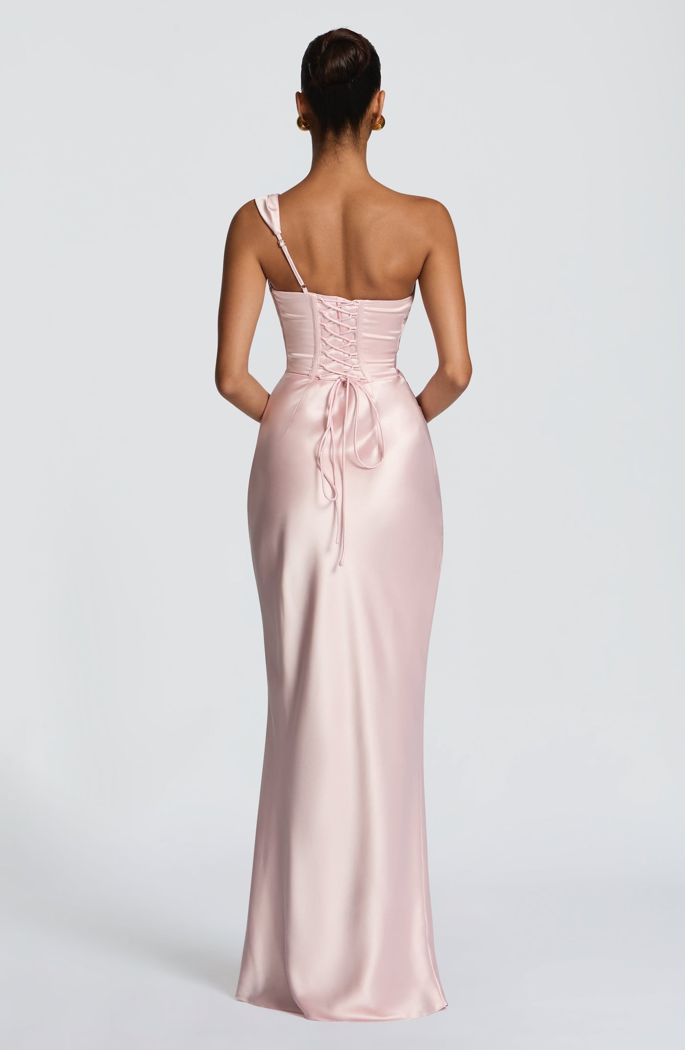 Thalassa Maxi Elbise - Pudra Pembesi