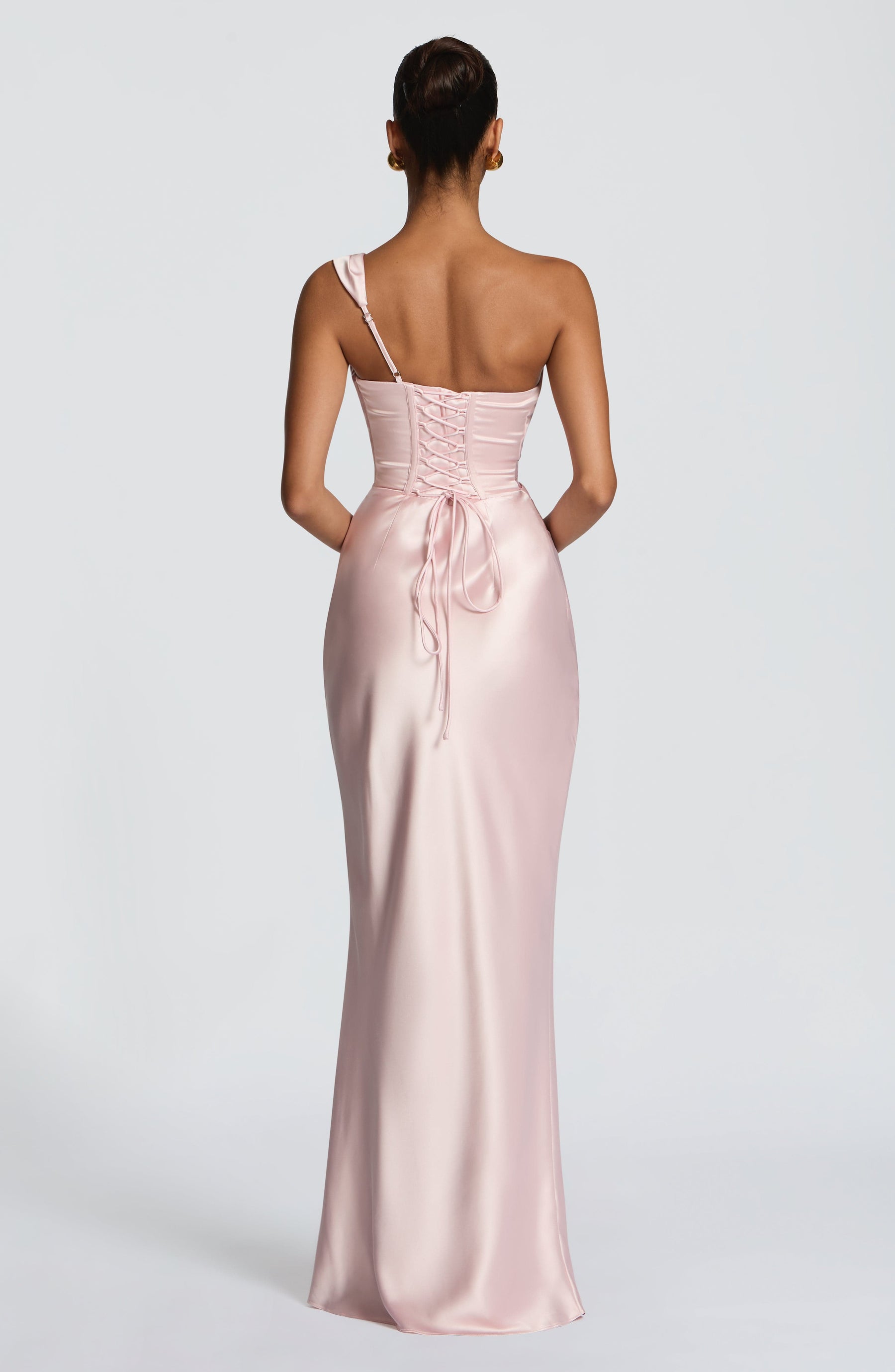 Thalassa Maxi Elbise - Pudra Pembesi
