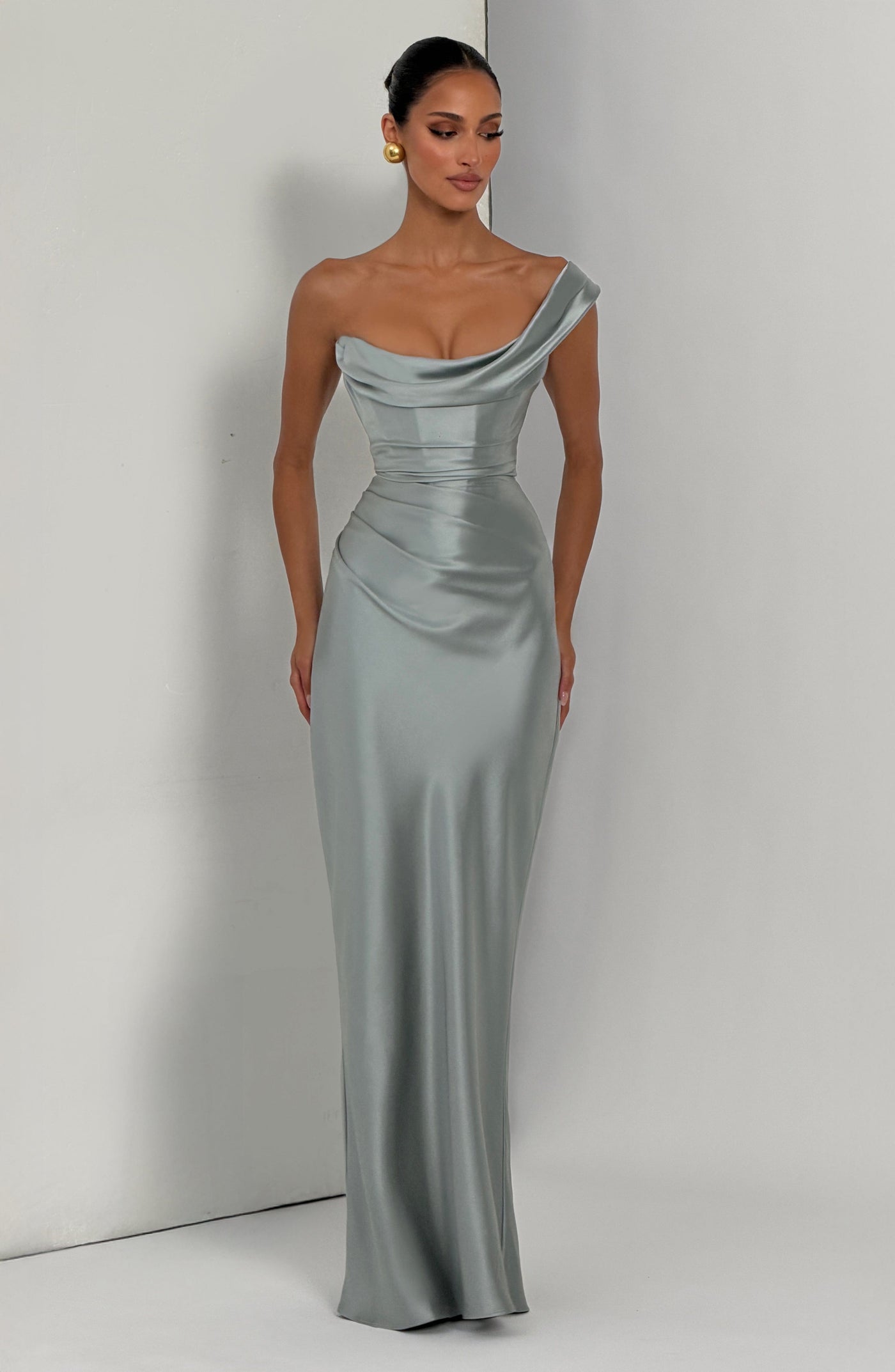 Thalassa Maxi Elbise - Adaçayı Yeşili