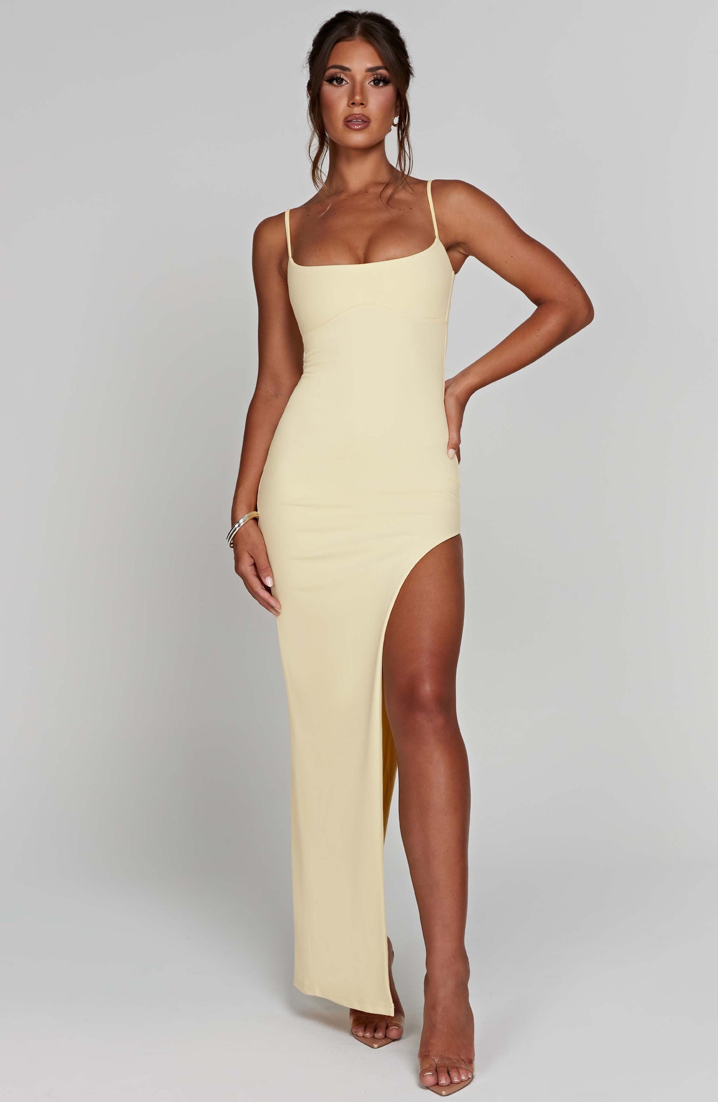 Tiarne Maxi Elbise - Limon