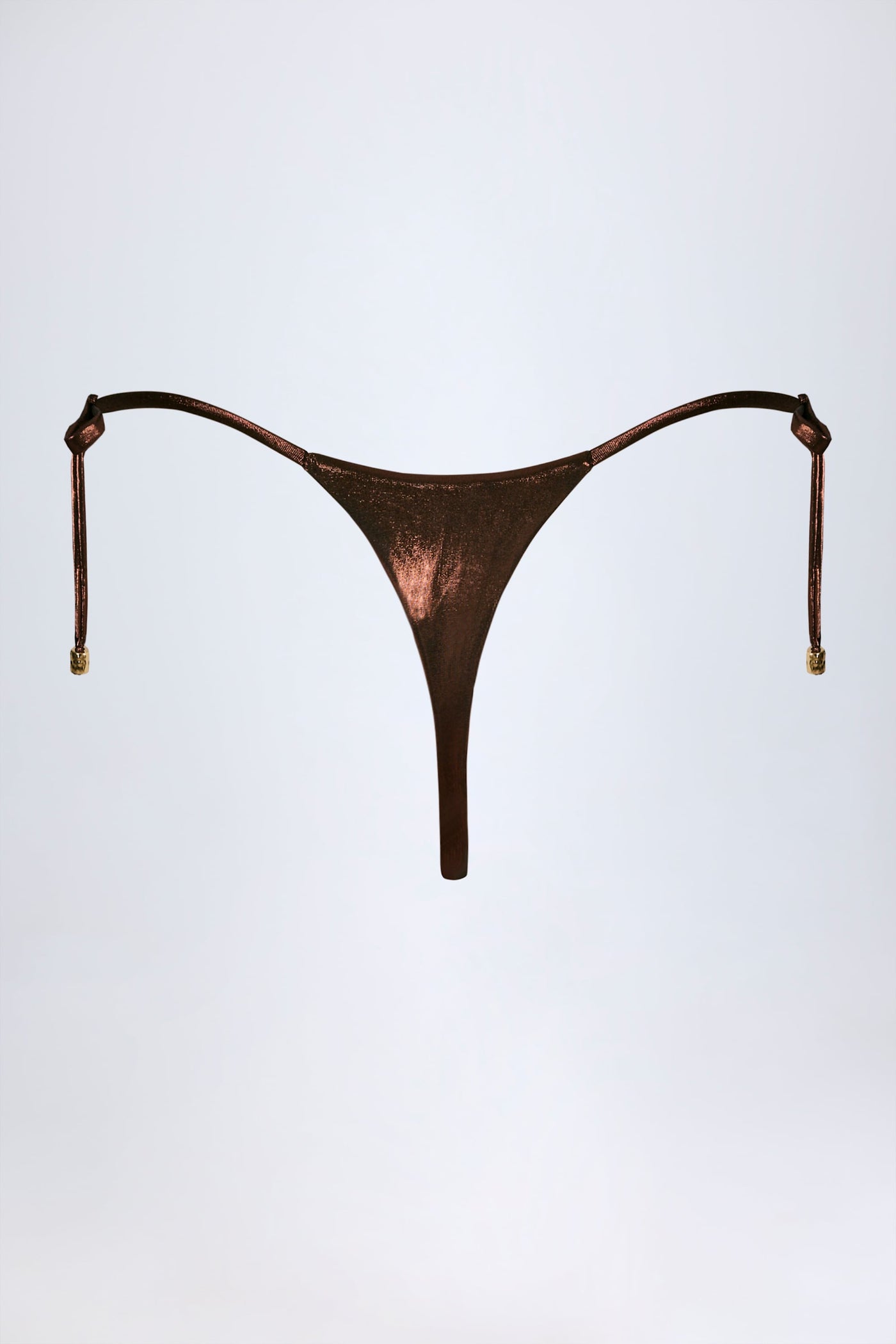 Bronz Altın Rengi Tanga Bikini Altı
