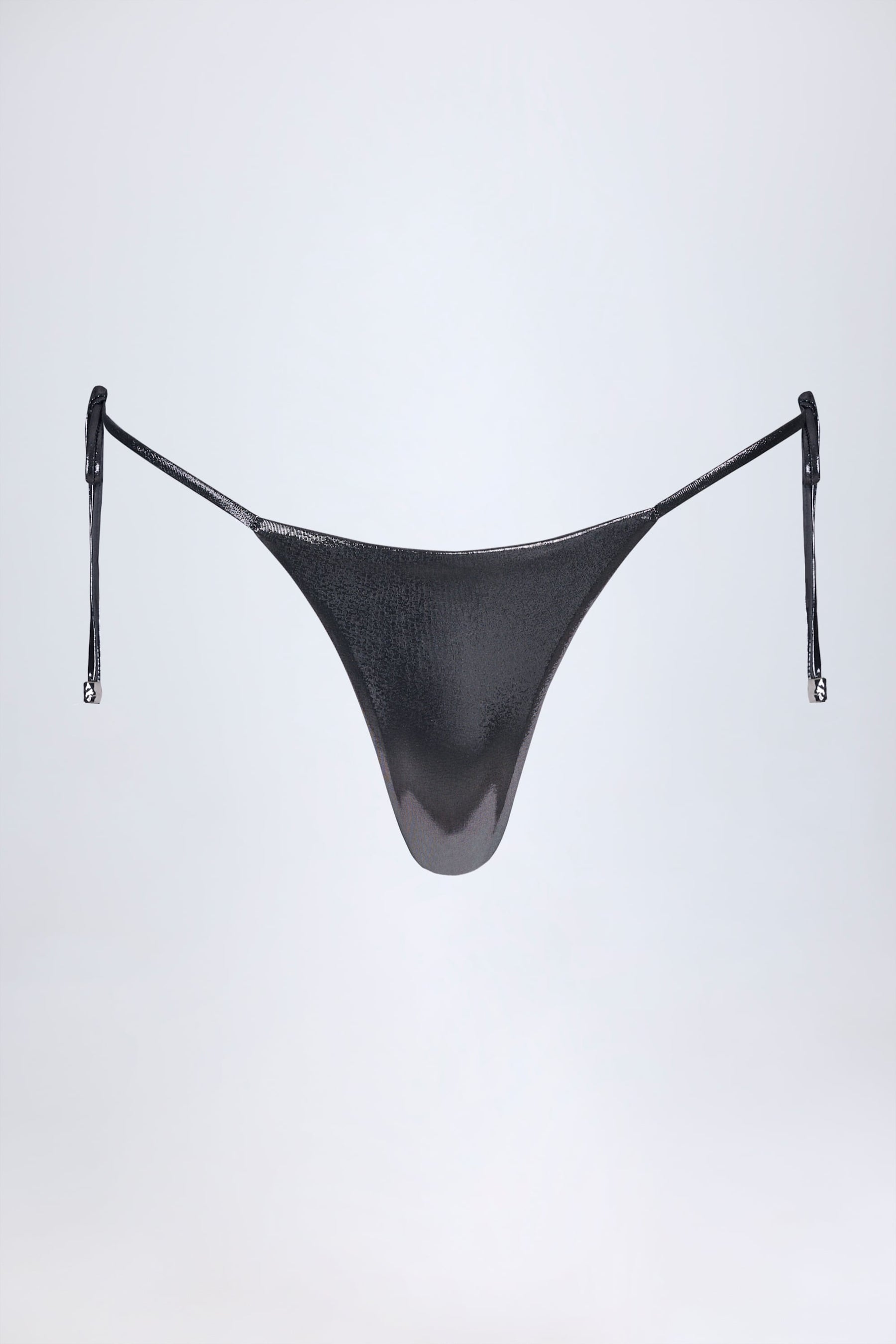 Gümüş Krom Renkli Tanga Bikini Altı
