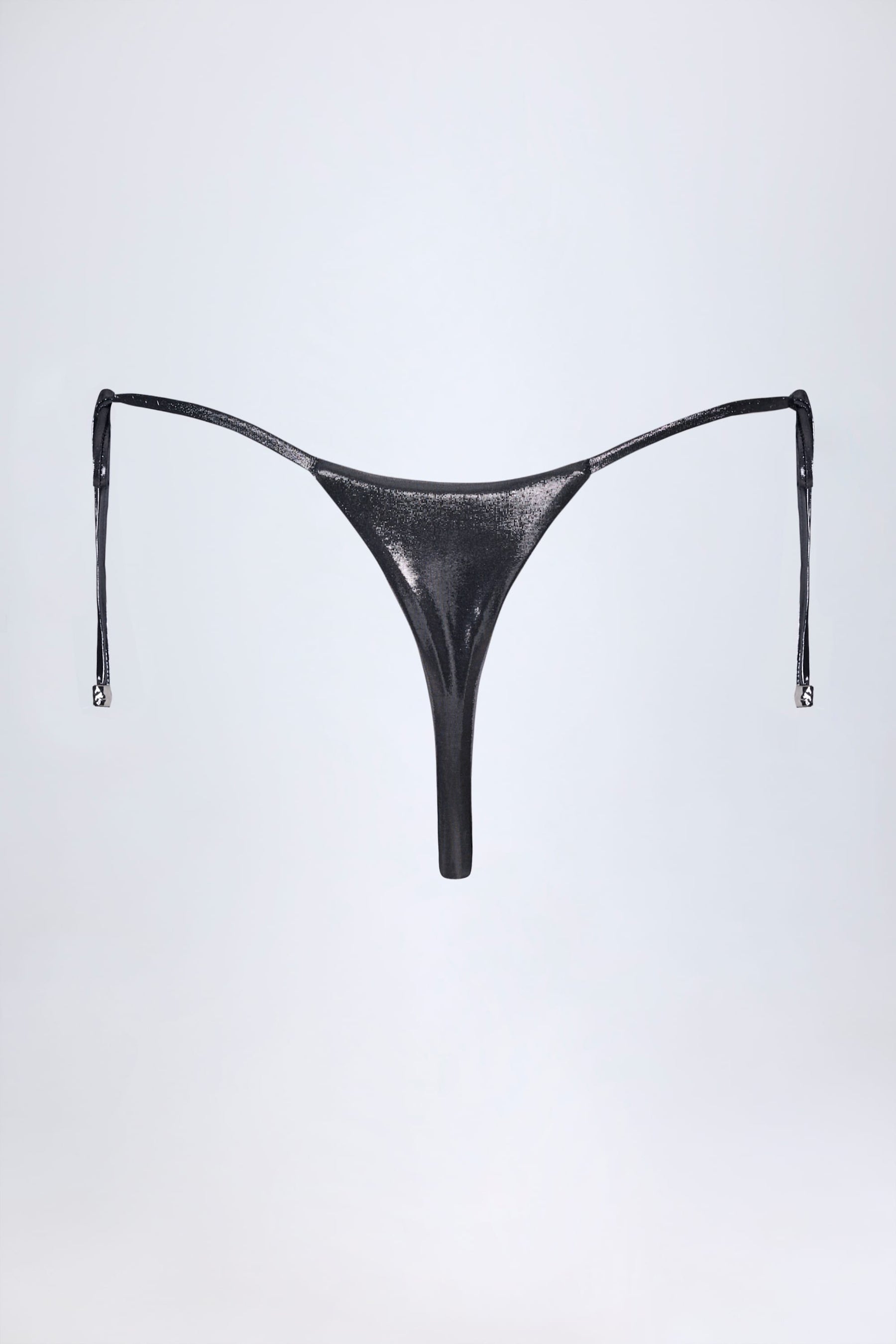 Gümüş Krom Renkli Tanga Bikini Altı