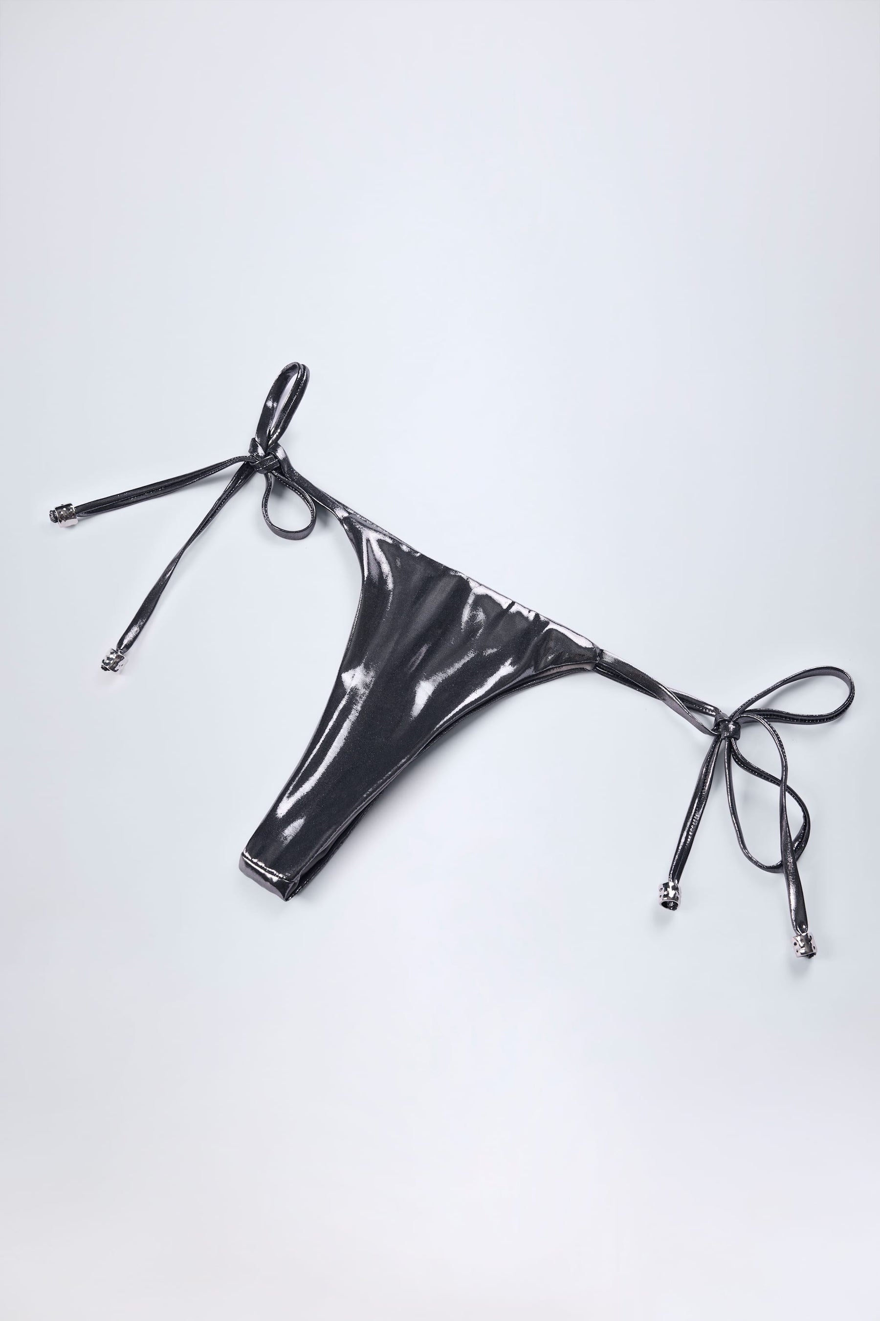 Gümüş Krom Renkli Tanga Bikini Altı