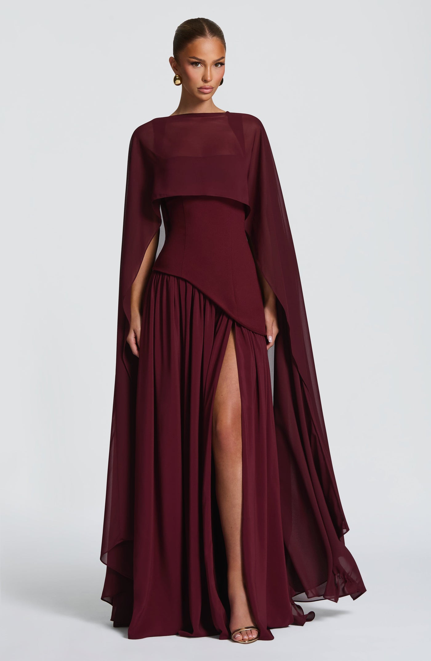 Tullulah Maxi Elbise - Kiraz Lake