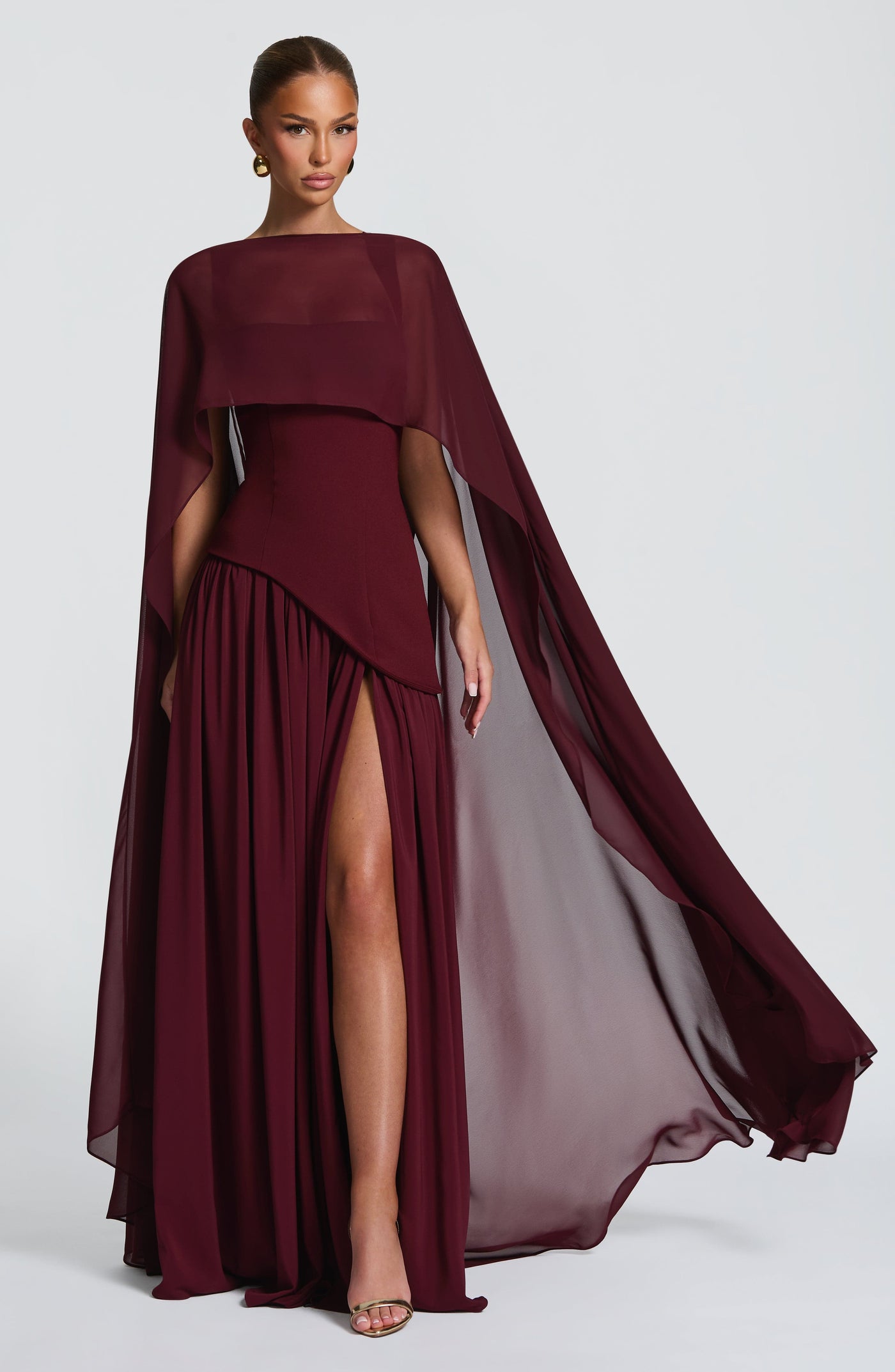 Tullulah Maxi Elbise - Kiraz Lake