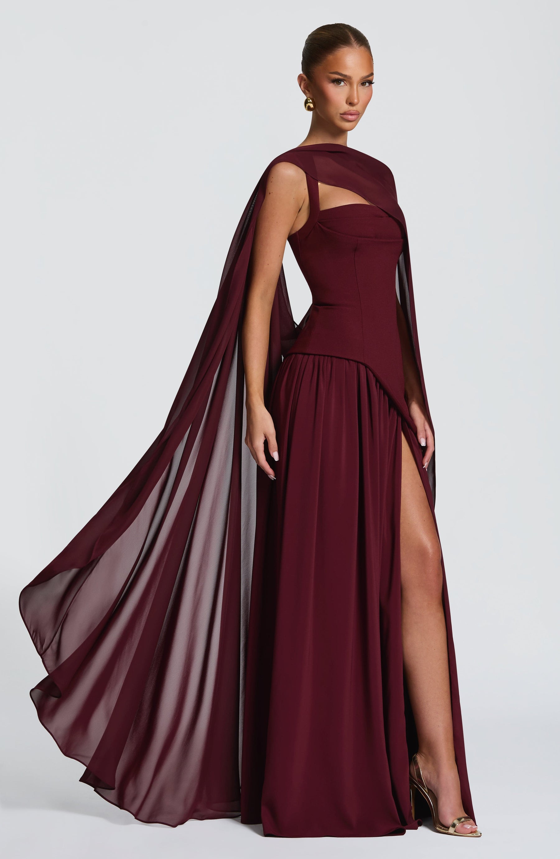 Tullulah Maxi Elbise - Kiraz Lake