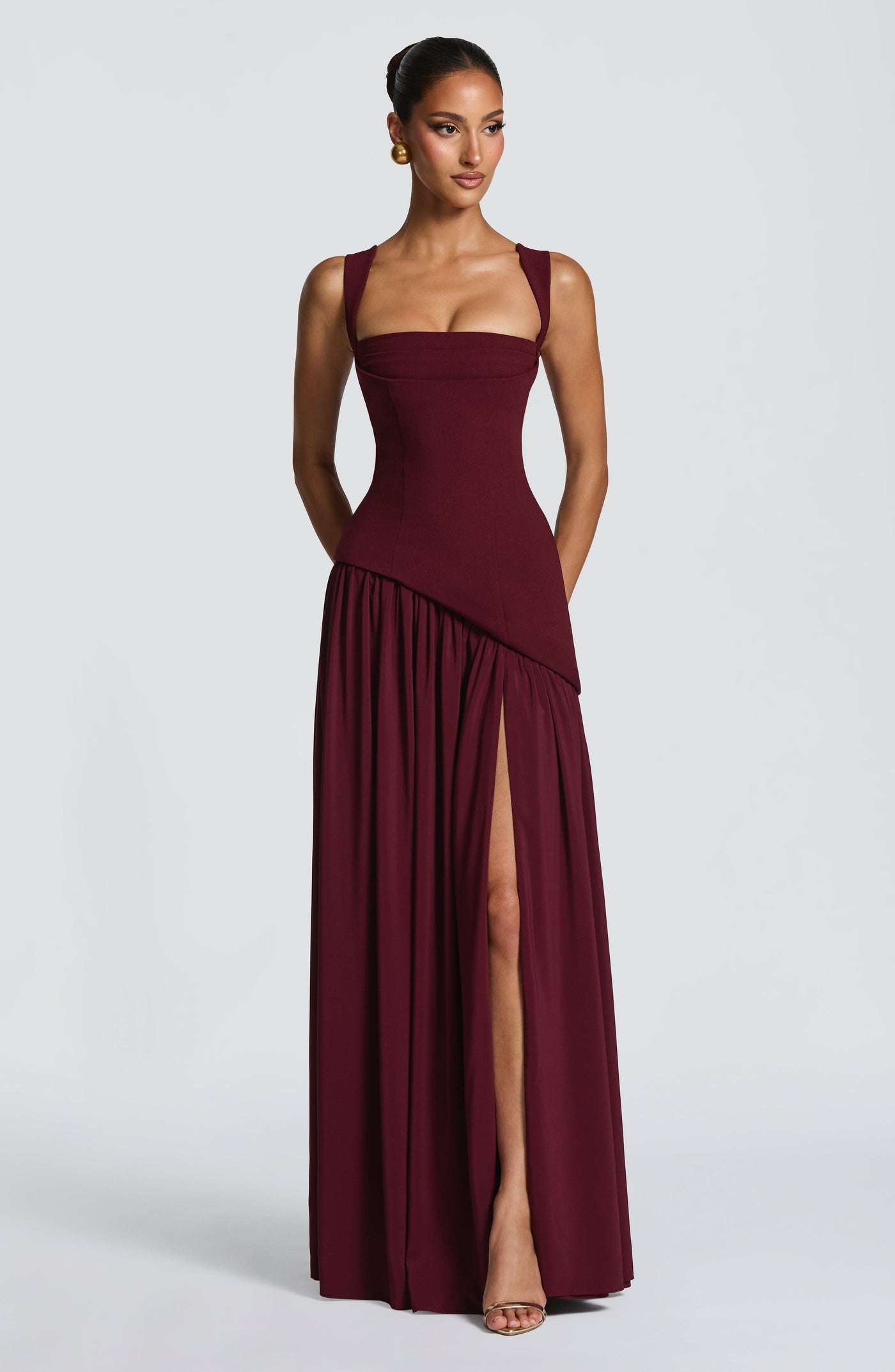 Tullulah Maxi Elbise - Kiraz Lake