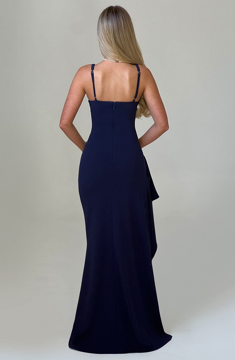 Violetta Maxi Elbise - Lacivert