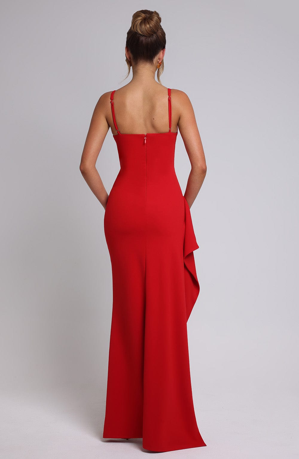 Violetta Maxi Elbise - Kırmızı