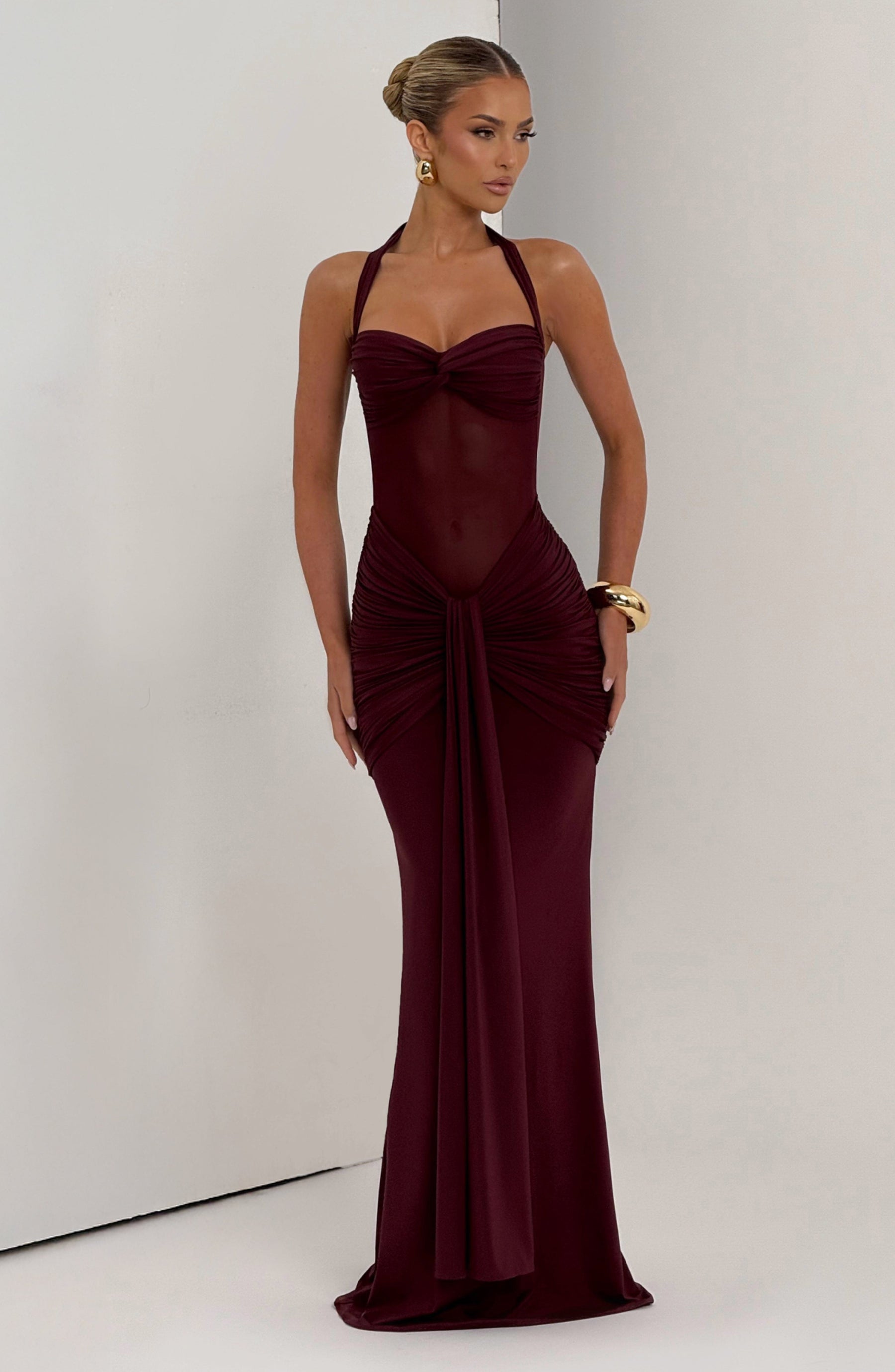 Vixen Maxi Elbise - Kiraz Lake