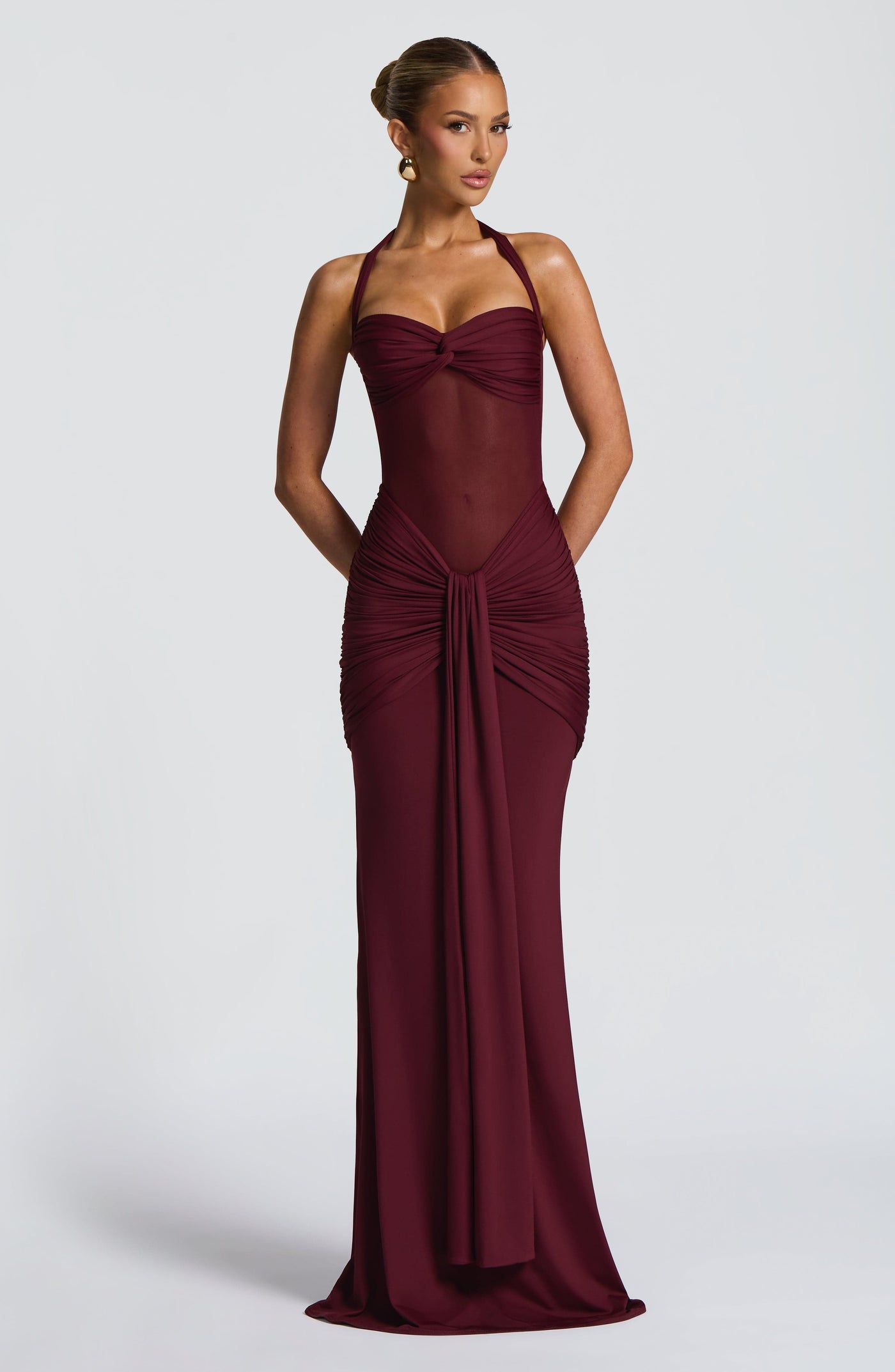 Vixen Maxi Elbise - Kiraz Lake