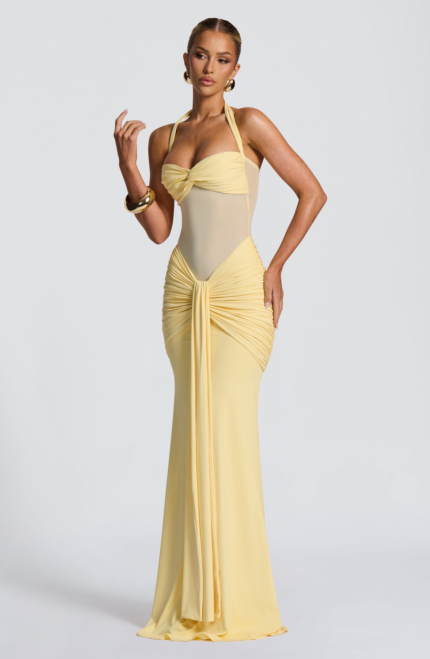 Vixen Maxi Elbise - Limon