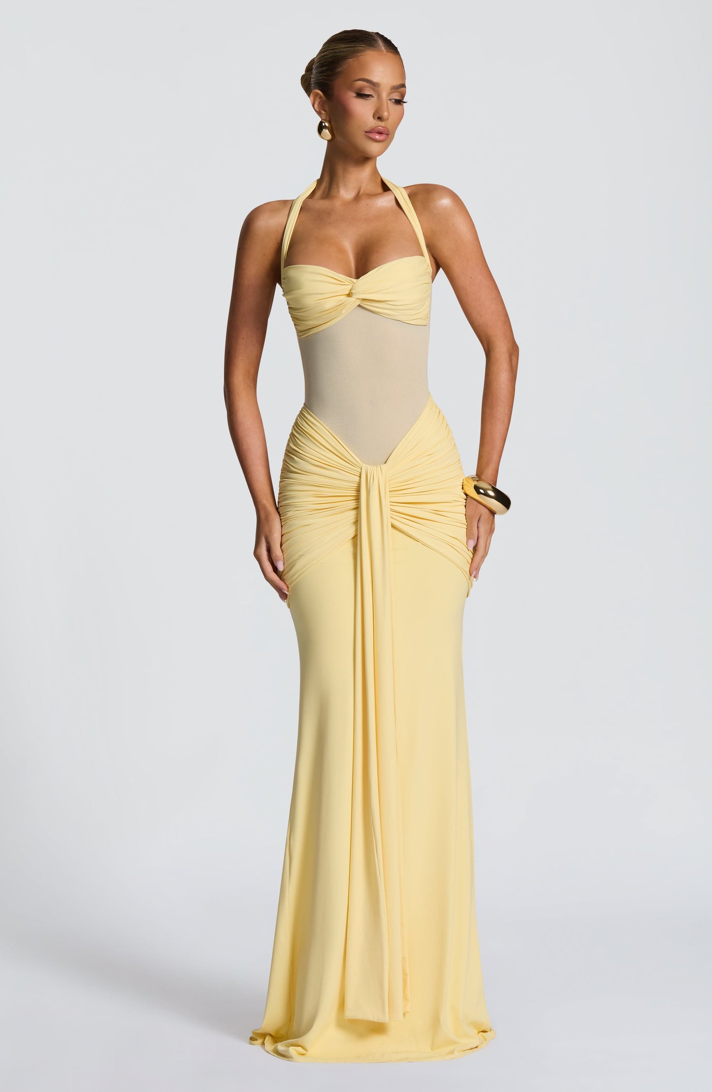 Vixen Maxi Elbise - Limon