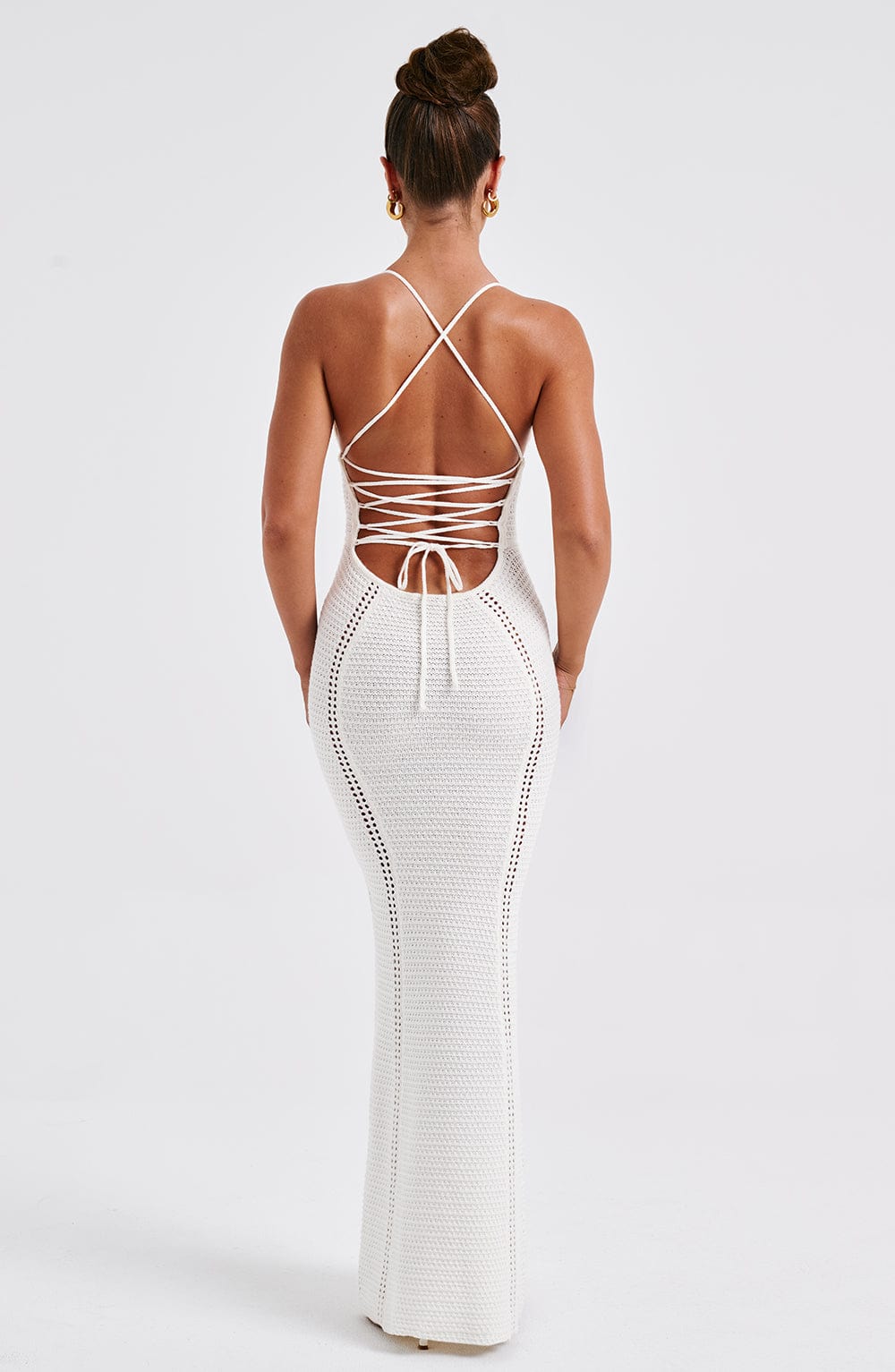 Xanthe Maxi Elbise - Beyaz