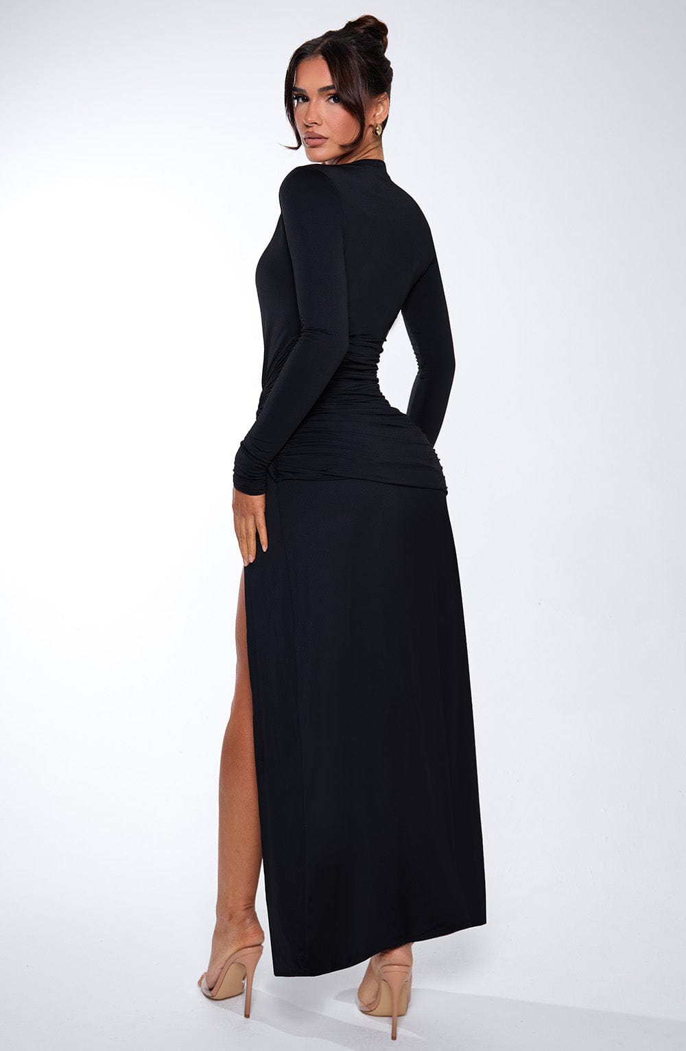 Ysabella Maxi Elbise - Siyah