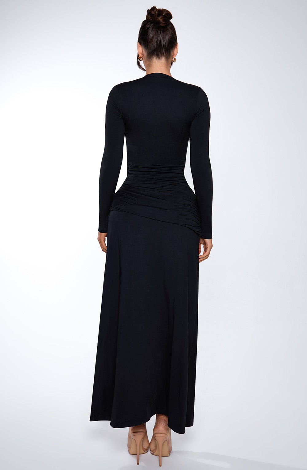Ysabella Maxi Elbise - Siyah
