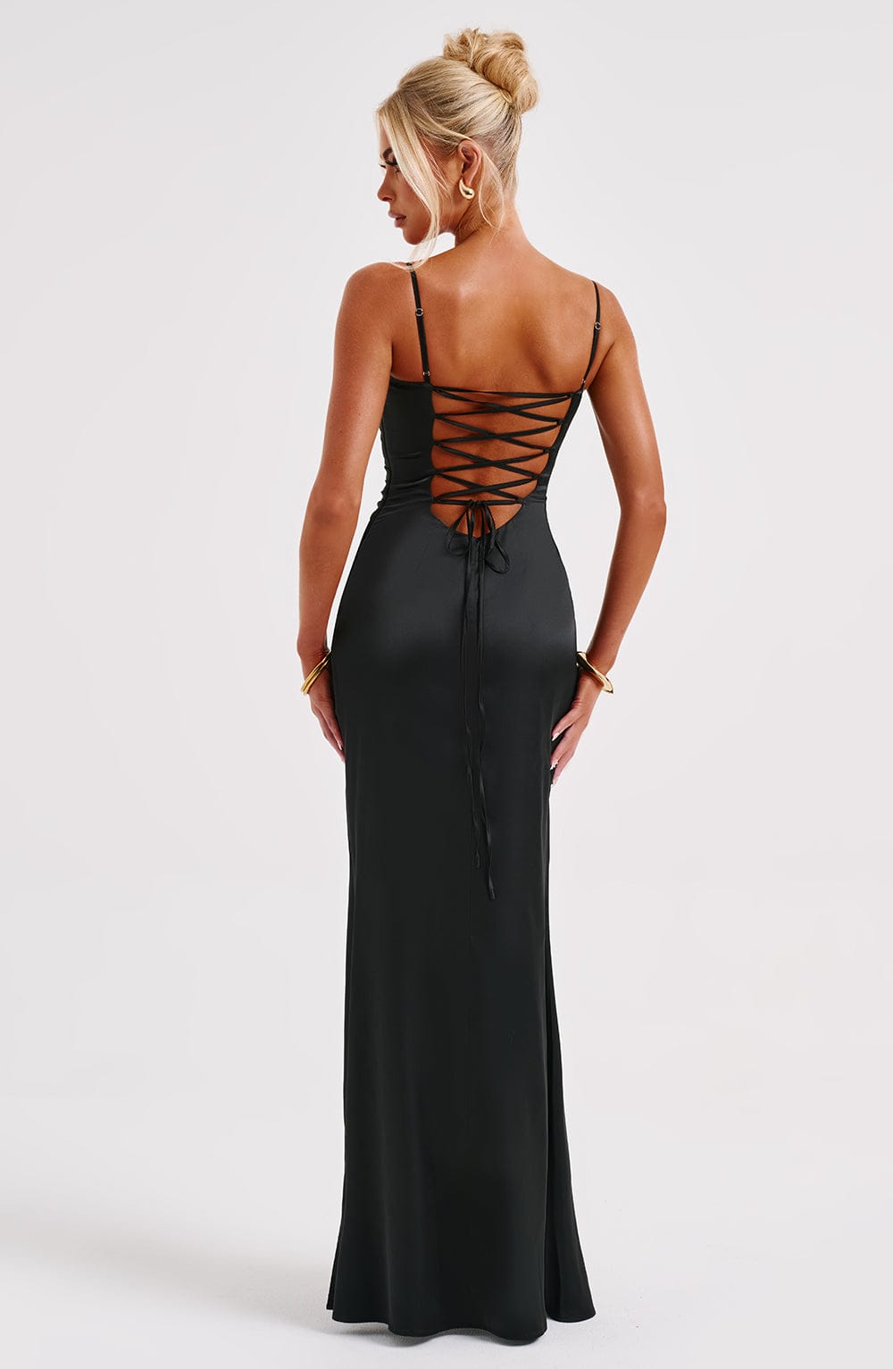 Zola Maxi Elbise - Siyah