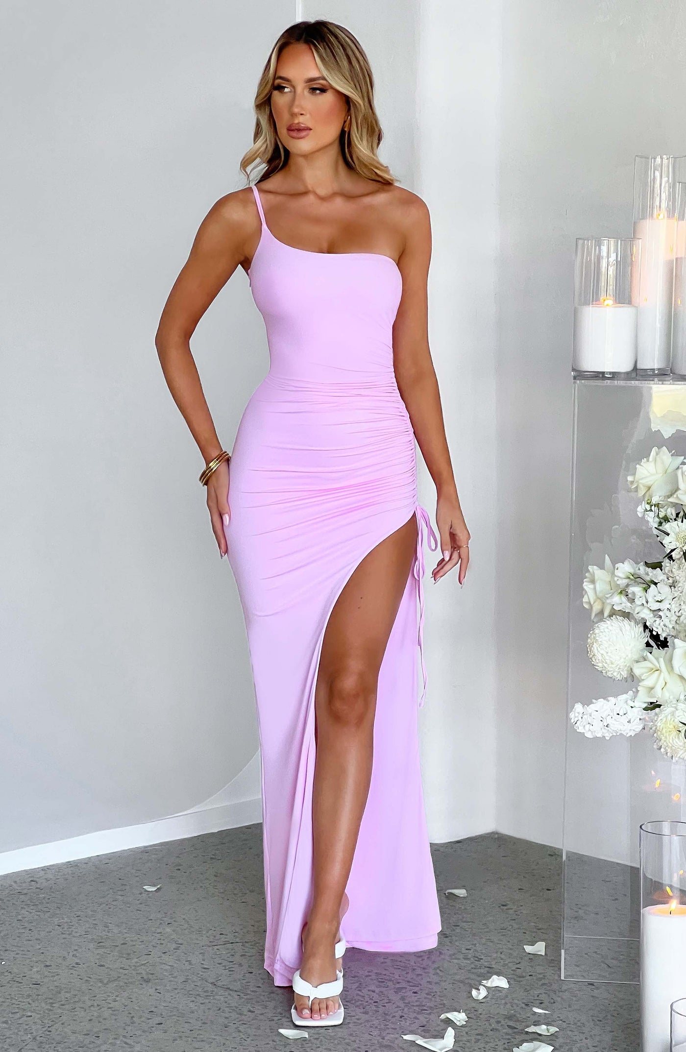 Zuri Maxi Elbise - Pembe