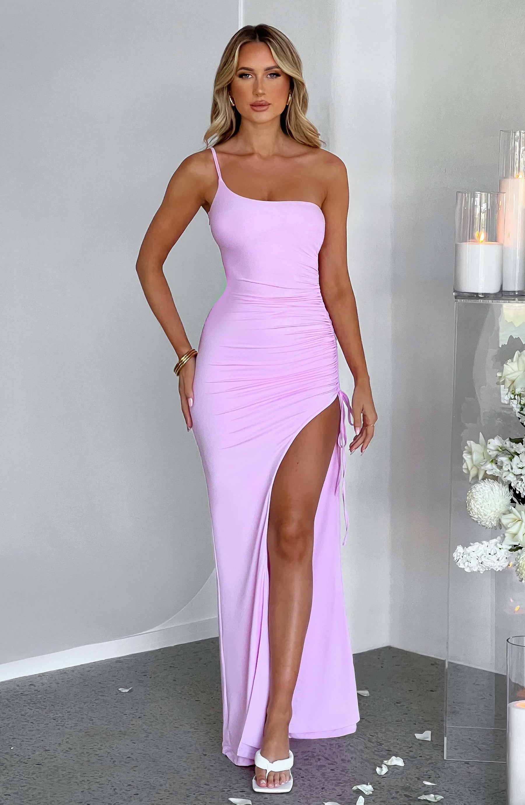 Zuri Maxi Elbise - Pembe